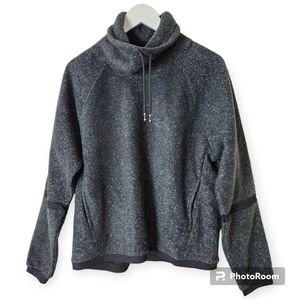 Nike Therma Fleece Cowl Neck Training Loose Fit Pullover Sweater  Size M NWOT